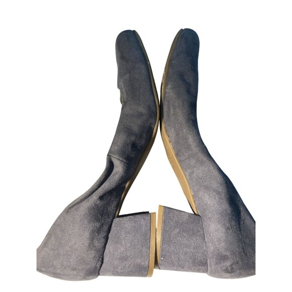 Naturalizer Women's Size 10 Grey Suede Block Heel Pumps shoes - Picture 5 of 7